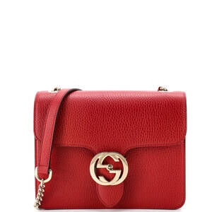 Gucci Interlocking Shoulder Bag Leather #244929G86B